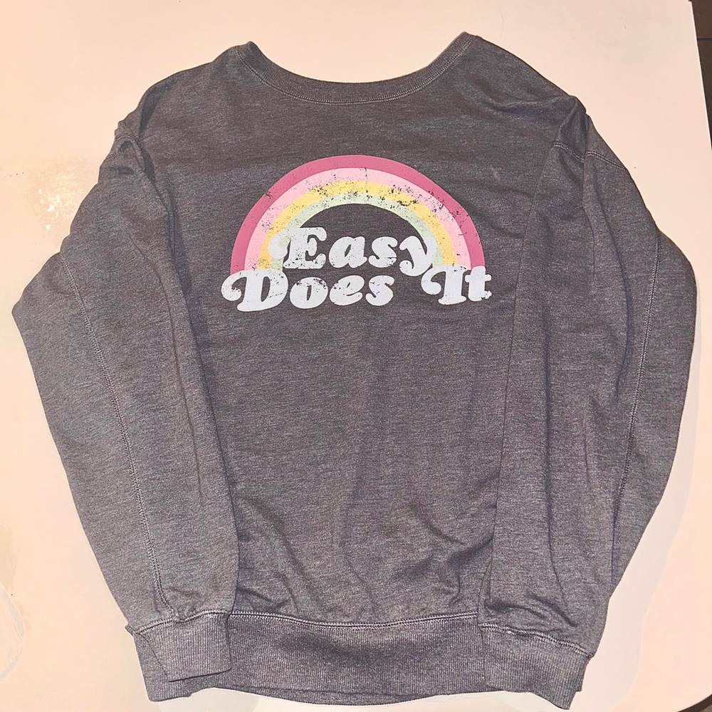 Easy Does It Women's Gray Sweater